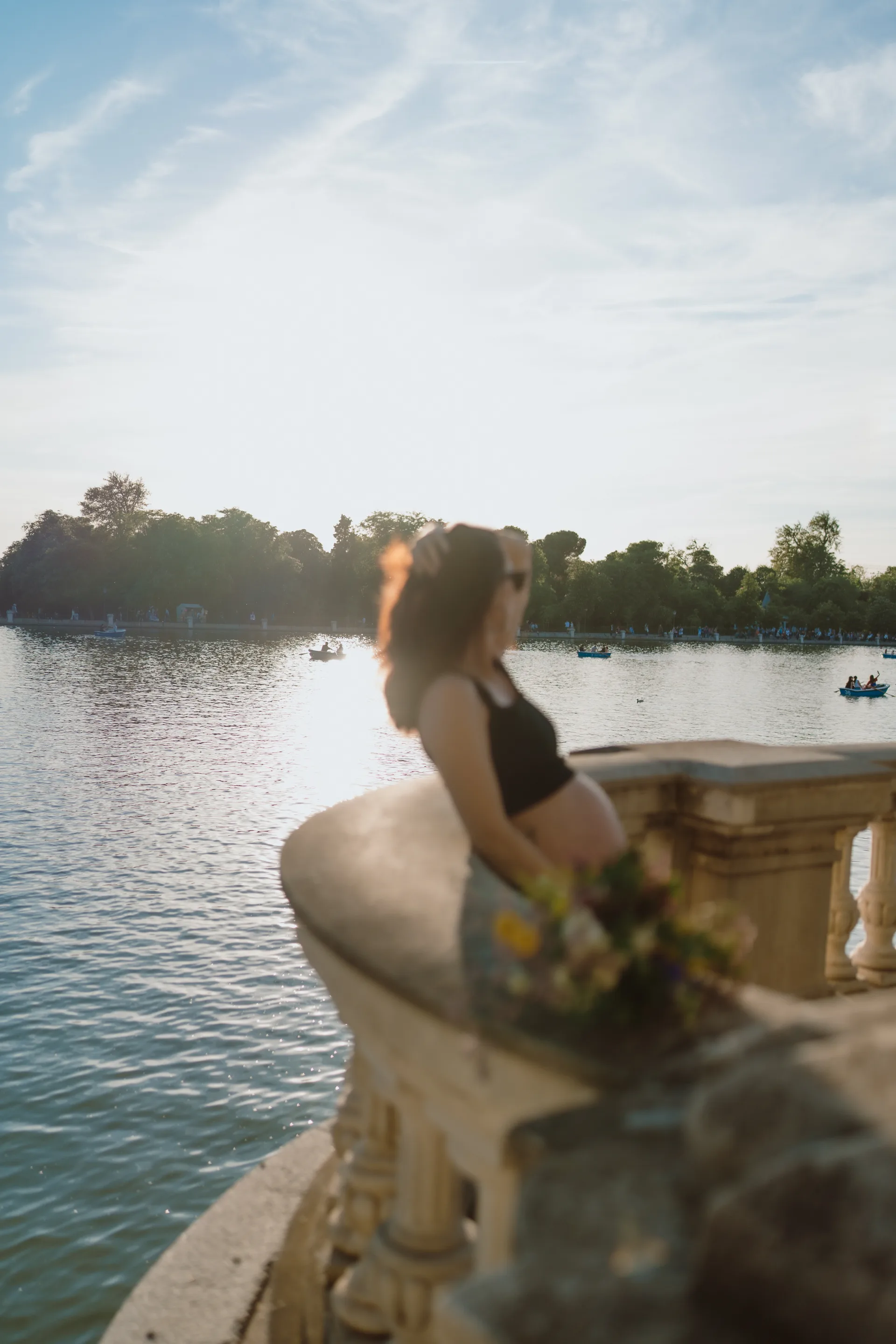 Sesión de embarazo en Madrid · Me caso, literal