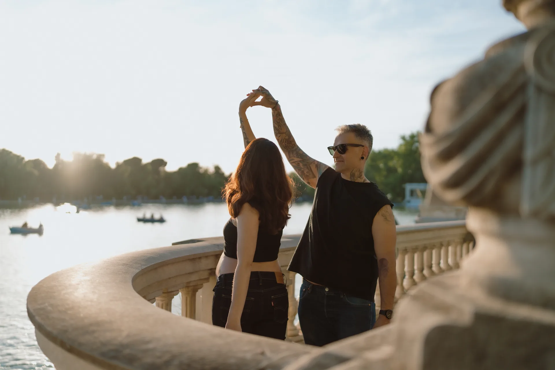Sesión de embarazo en Madrid · Me caso, literal