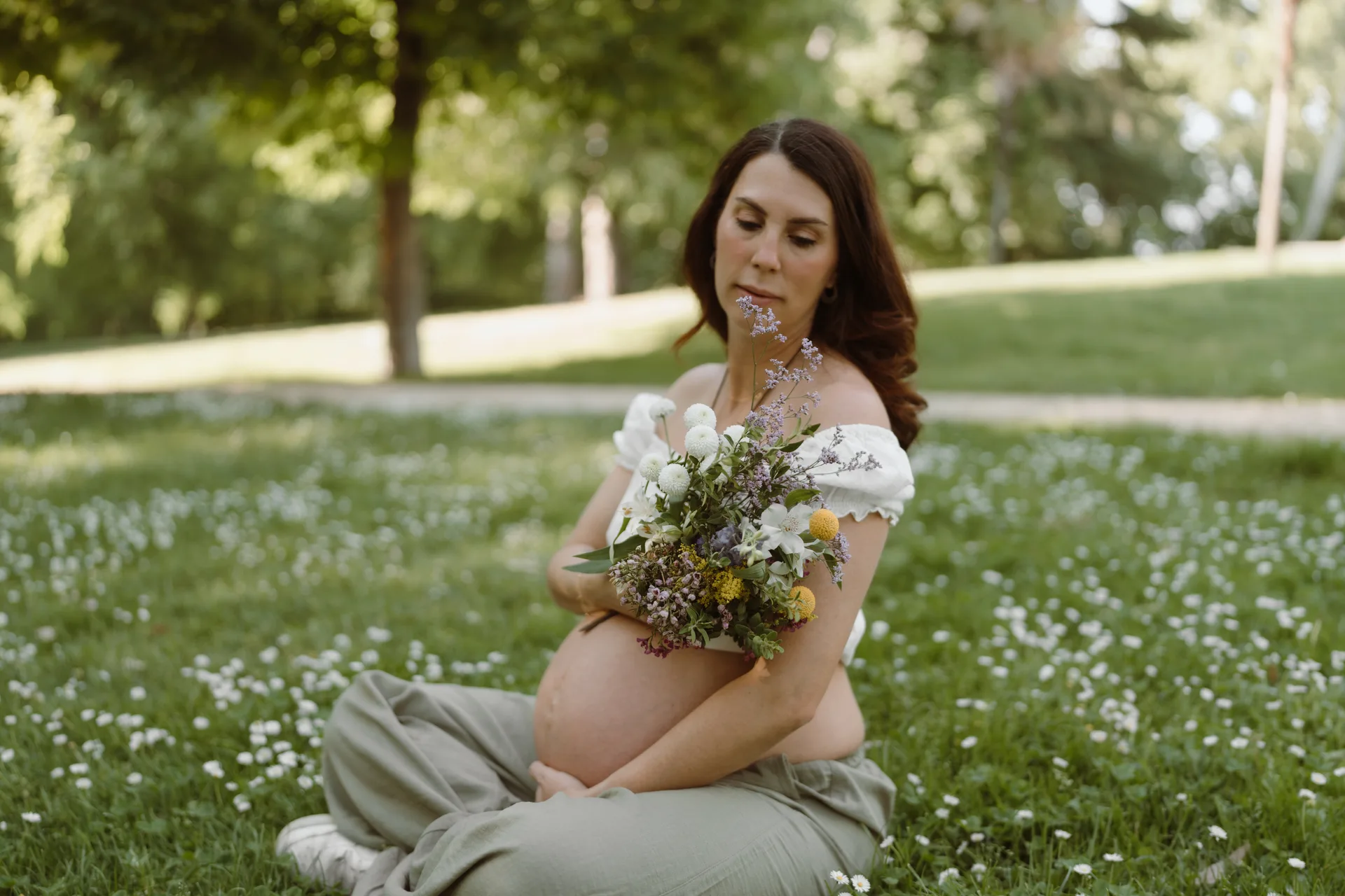 Sesión de embarazo en Madrid · Me caso, literal