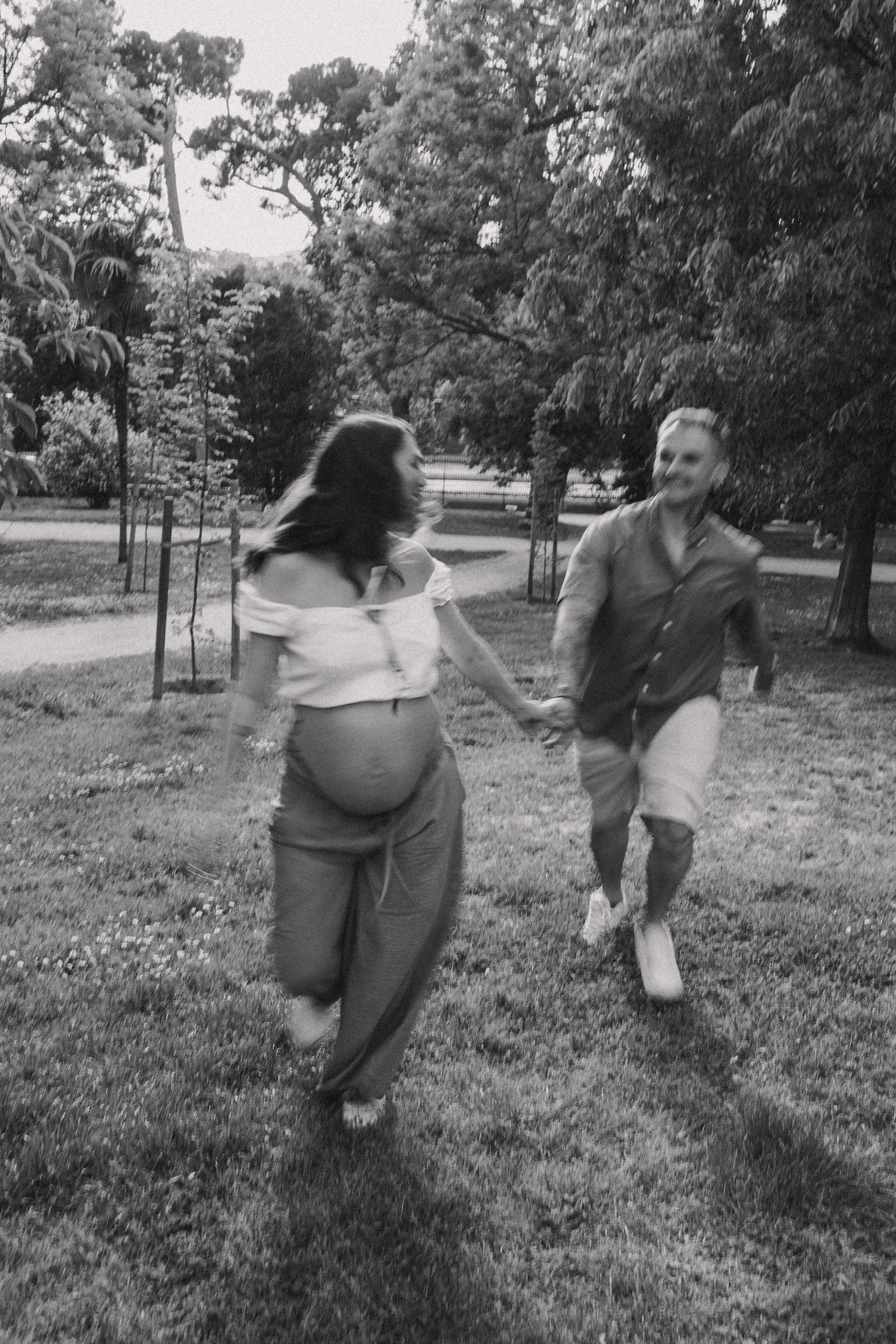 Sesión de embarazo en Madrid · Me caso, literal