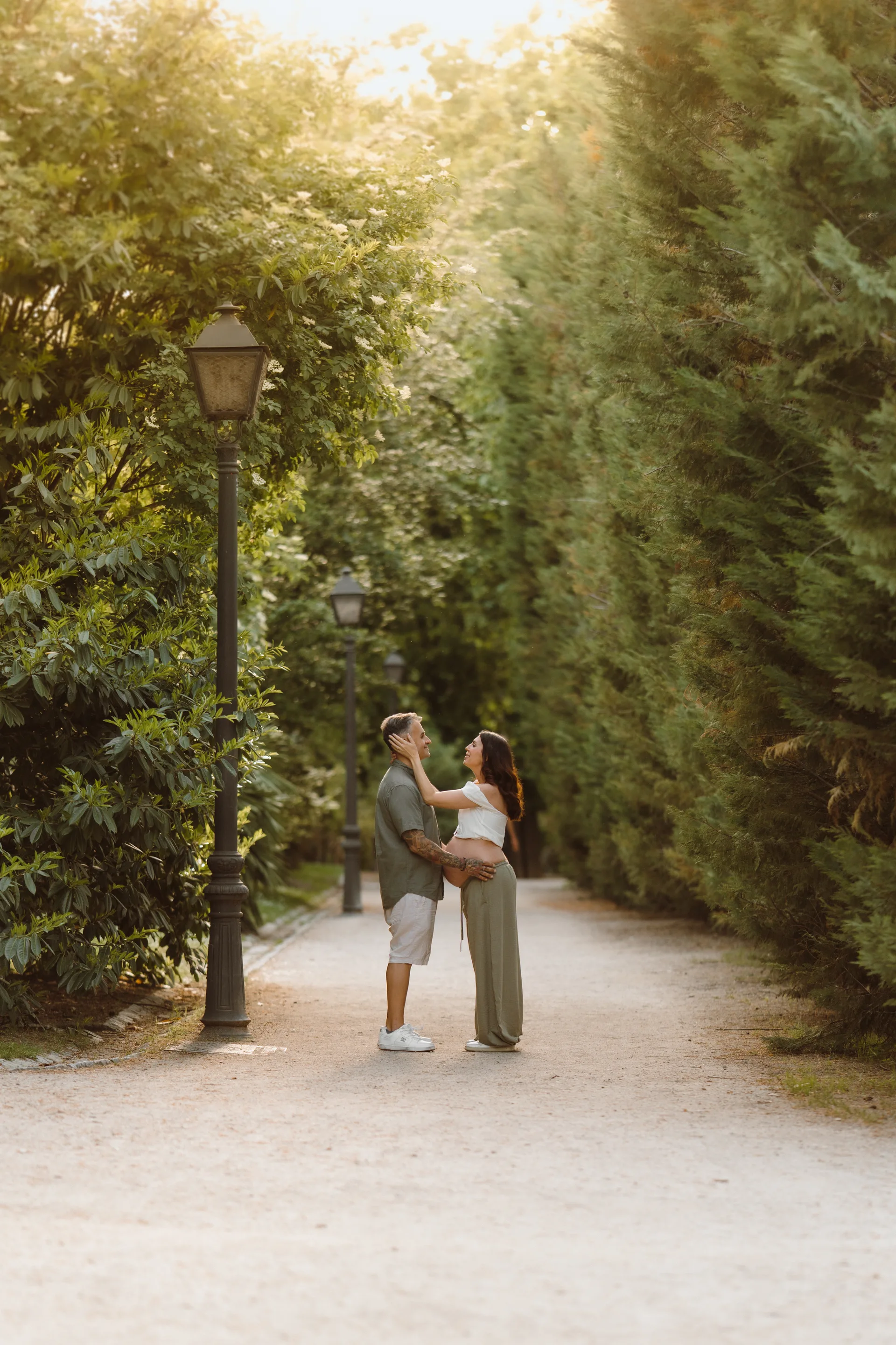 Sesión de embarazo en Madrid · Me caso, literal