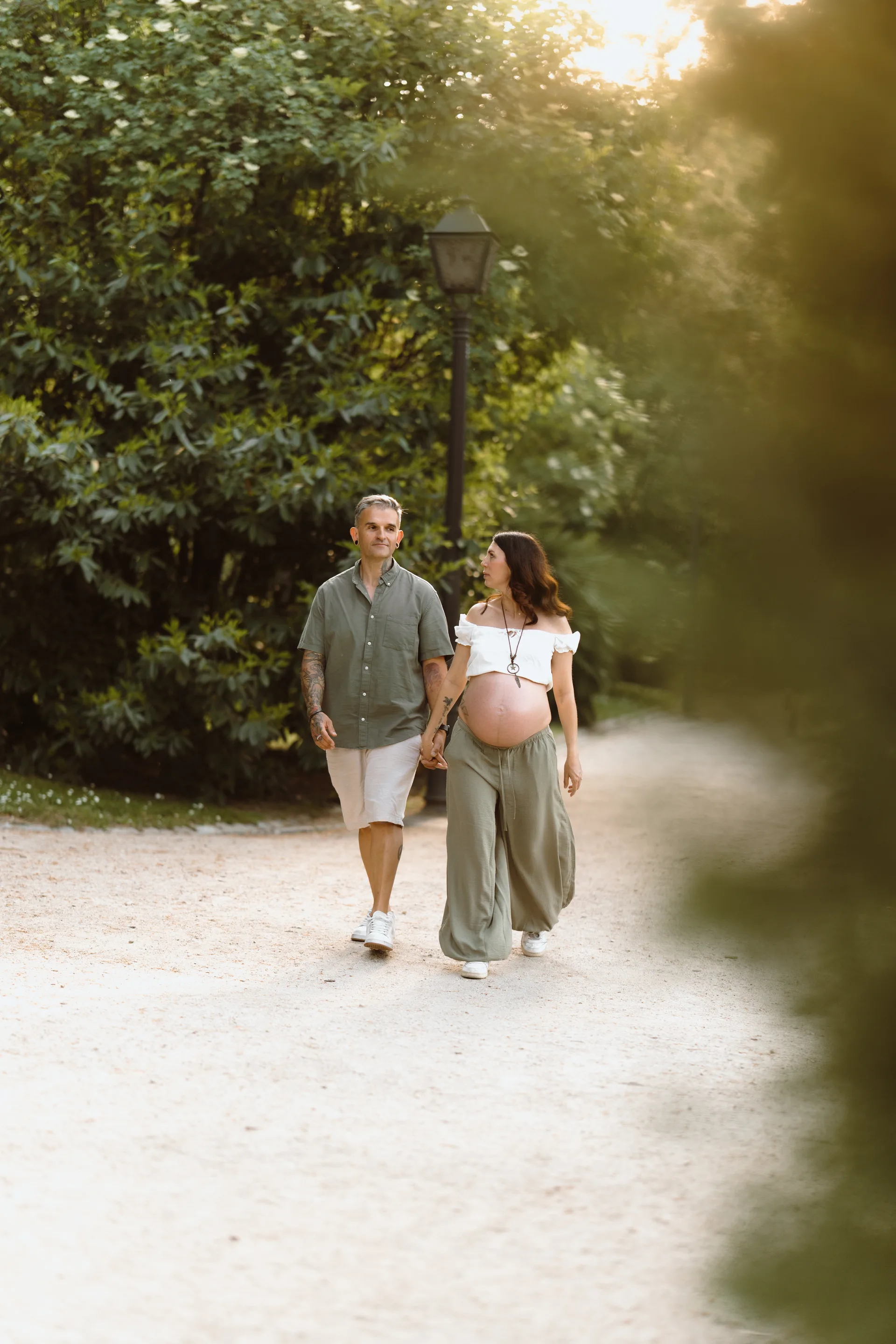 Sesión de embarazo en Madrid · Me caso, literal