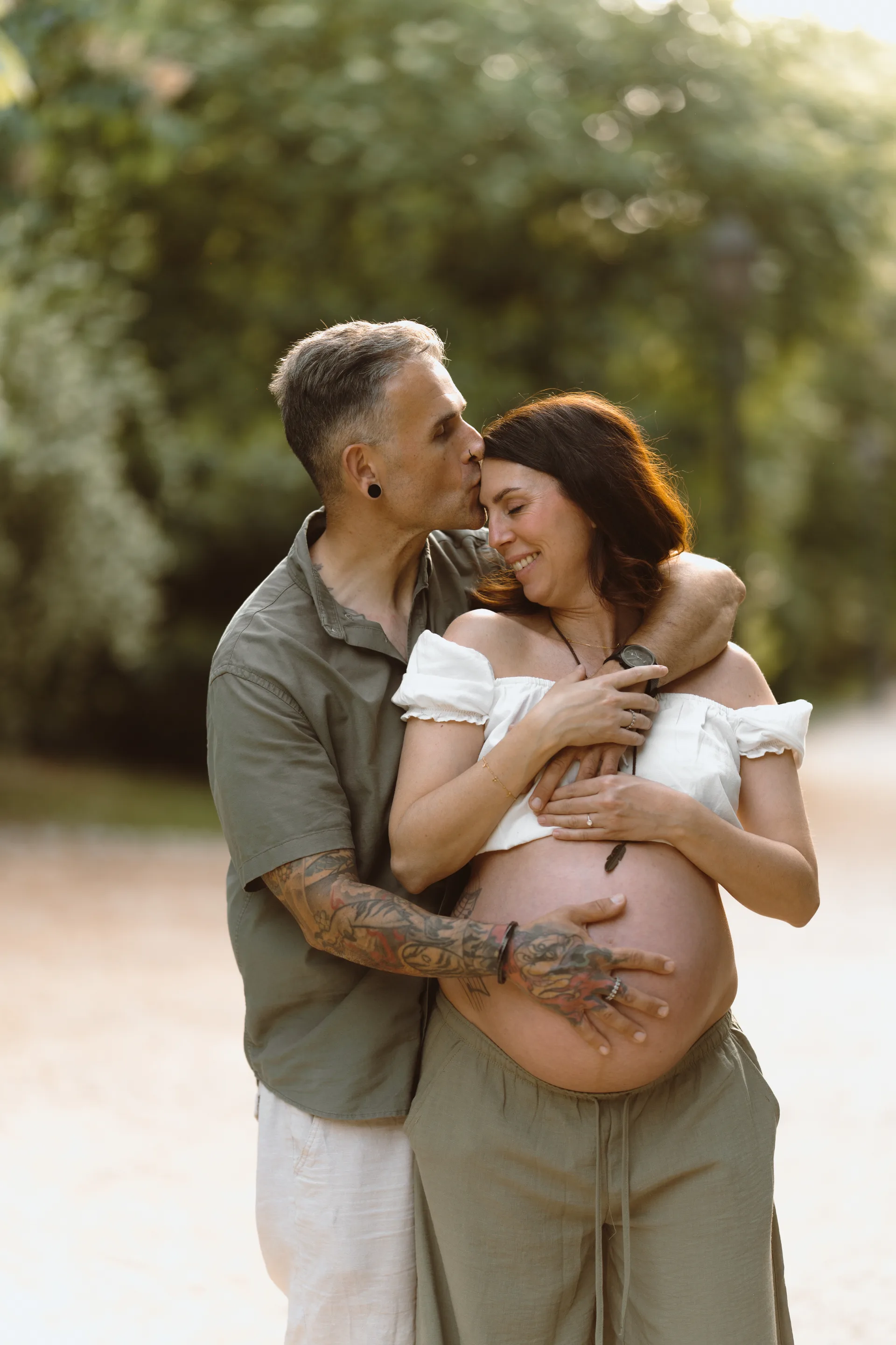 Sesión de embarazo en Madrid · Me caso, literal